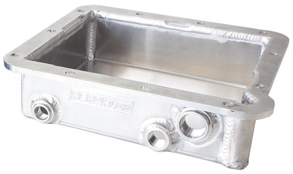 AF72-3000 - 3" Deep Fabricated Transmission Pan Natural Finish. Suit Ford C4