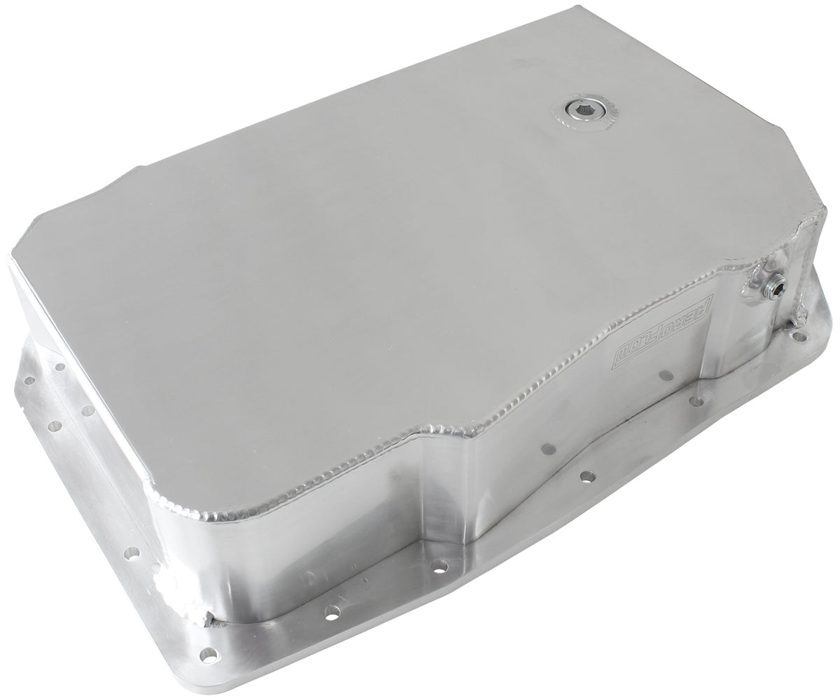 AF72-3008 - 3.35" (85mm) Deep Fabricated Transmission Pan suit GM 6L80E Natural Finish
