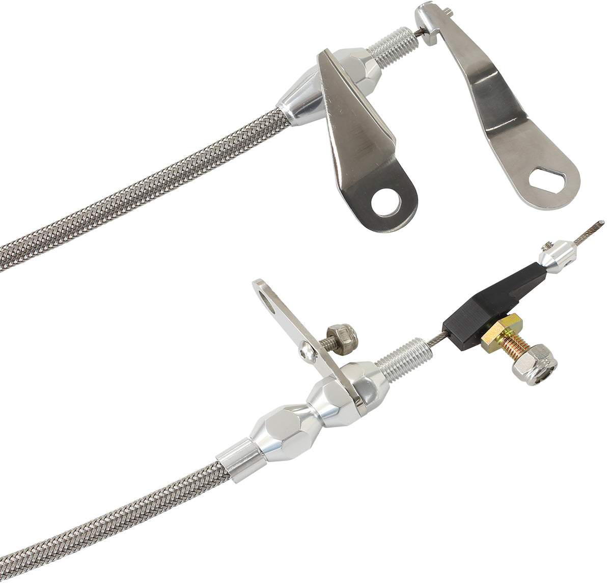 AF72-7003 - AEROFLOW KICKDOWN FORD C4 CABLE CHROME FINISH