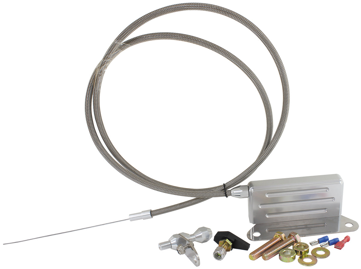 AF72-7004 - AEROFLOW KICKDOWN GM TH400 CABLE CHROME FINISH