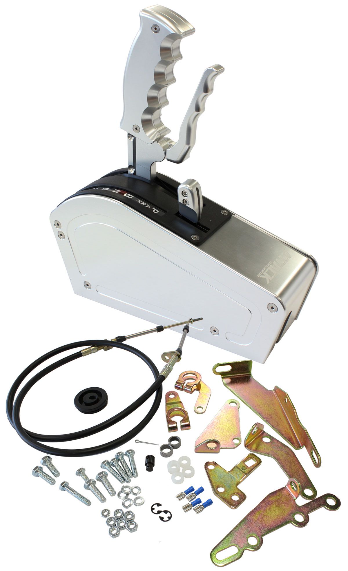 AF72-9020 - Bang Shift ATTACK 2 Speed Forward & Reverse Pattern Gate Shifter Silver Finish