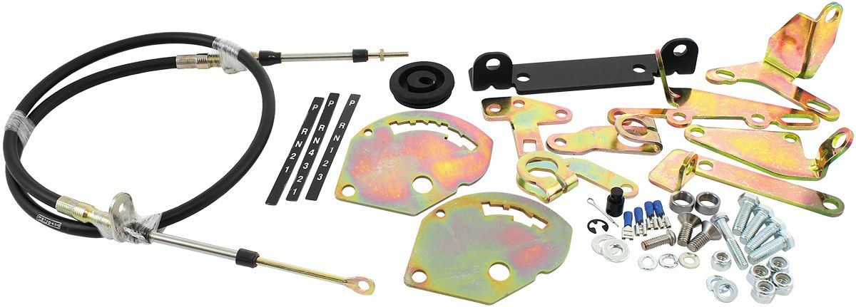 AF72-9030BLK - Bang Shift ATTACK SL 2,3,4 Speed Gate Shifter - Black Finish Rear Exit Cable Design