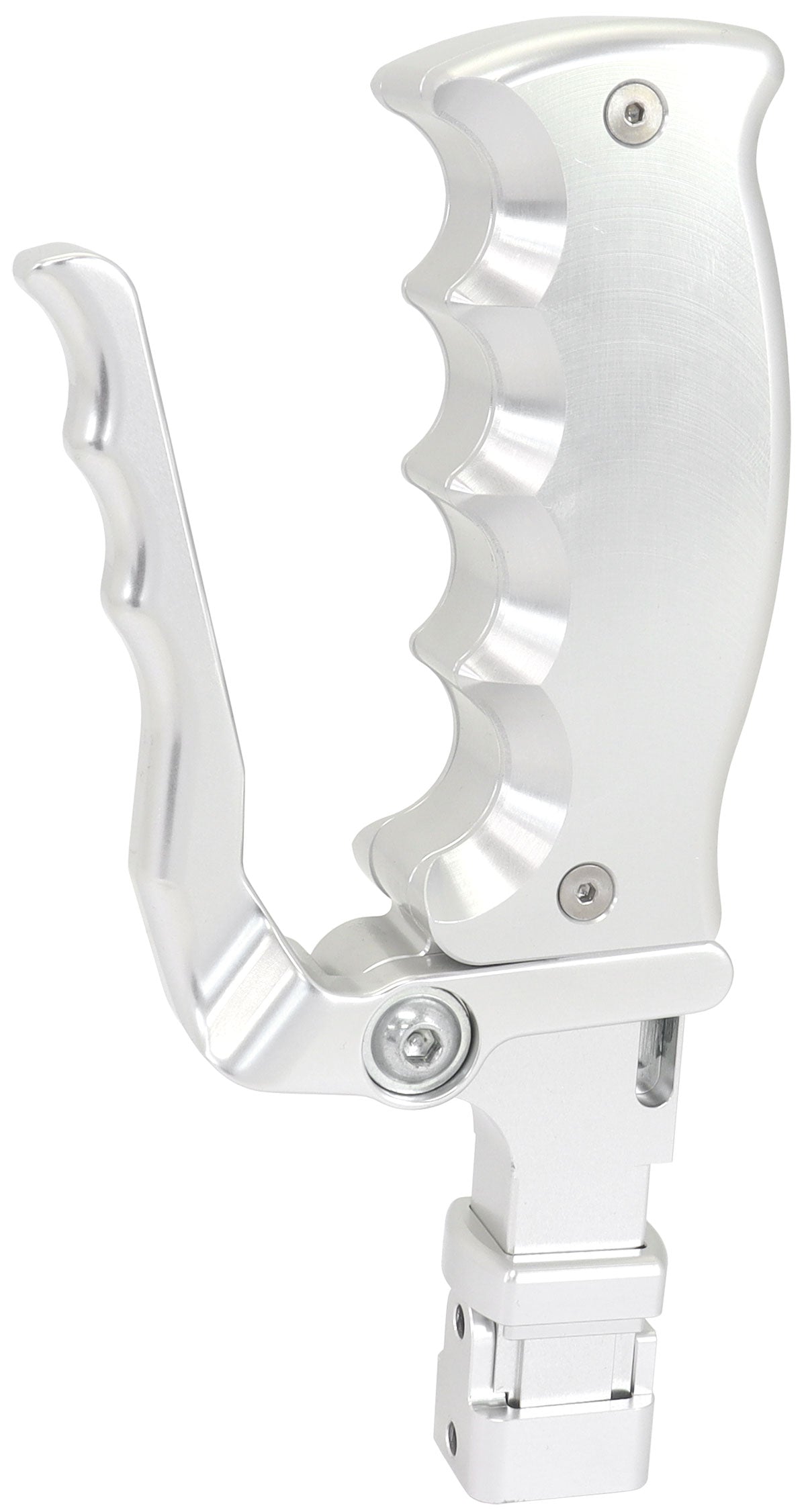 AF72-9105 - MUSTANG ATTACK OEM BILLET SHIFTER HANDLE FORD SILVER