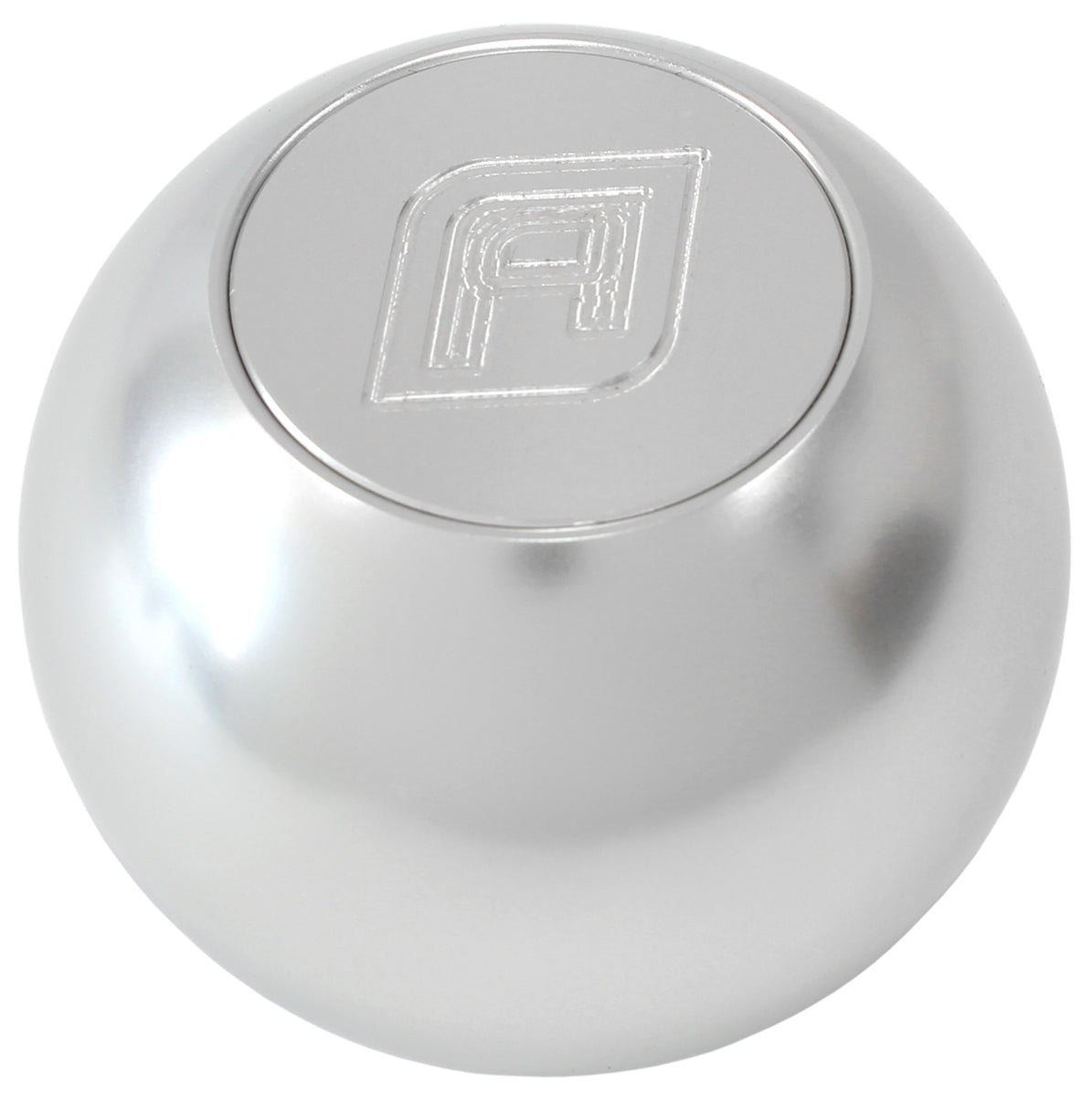 AF72-9900 - BILLET ROUND SILVER GEAR KNOB SHIFT SHIFTER BALL 1/2"-20