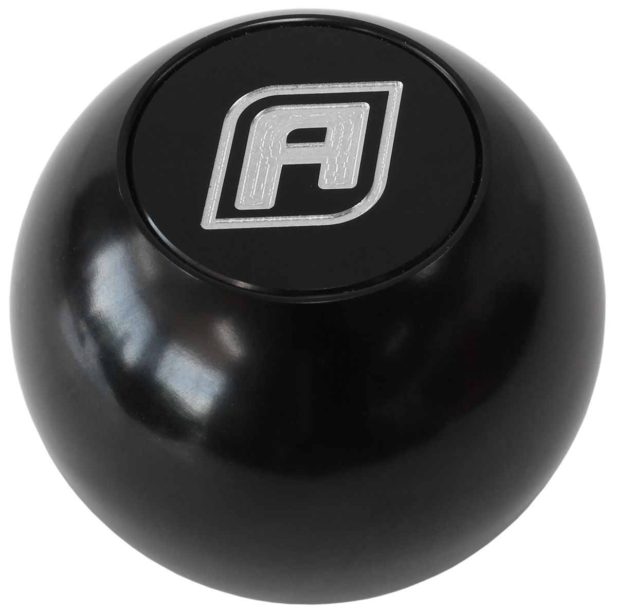 AF72-9900BLK - Bang Shift Billet Round Gear Knob - Black With Thread Inserts