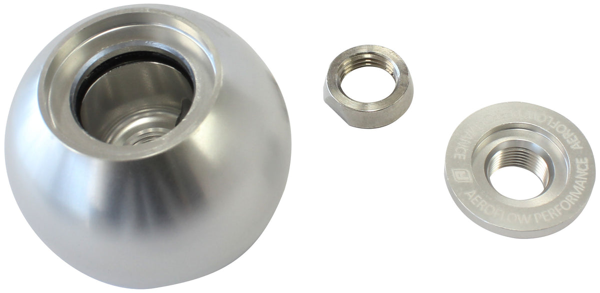 AF72-9905 - BARE SILVER SHIFTER GEAR KNOB NO INSERT NO BUTTON 1/2"-20
