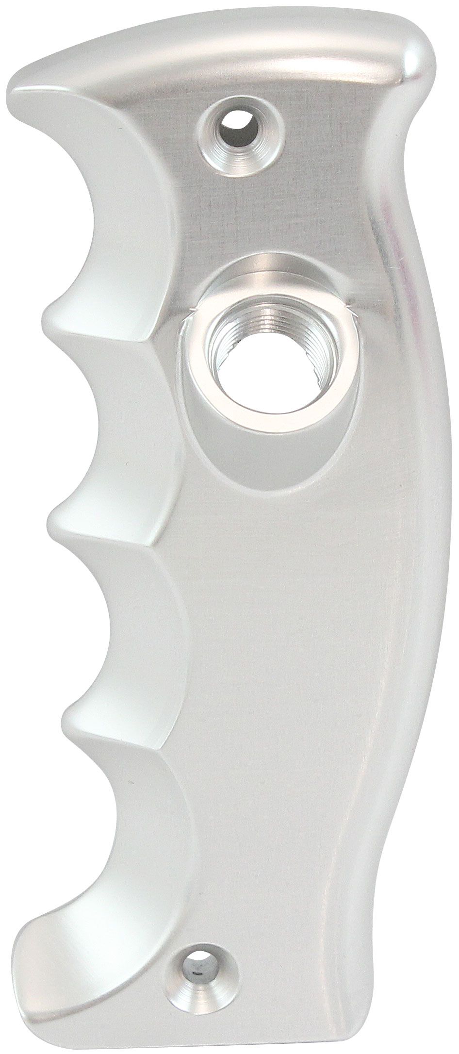 AF72-9917 - Pistol Grip Passengers Side Single Button Plate, Silver Suit Pistol and Attack Bang Shift Shifters
