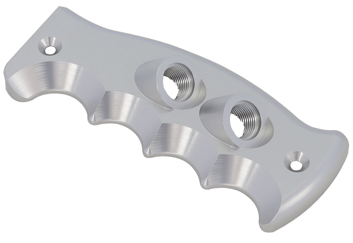 AF72-9923 - DUAL BUTTON PISTOL GRIP SIDE PLATE DRIVERS HANDLE SILVER