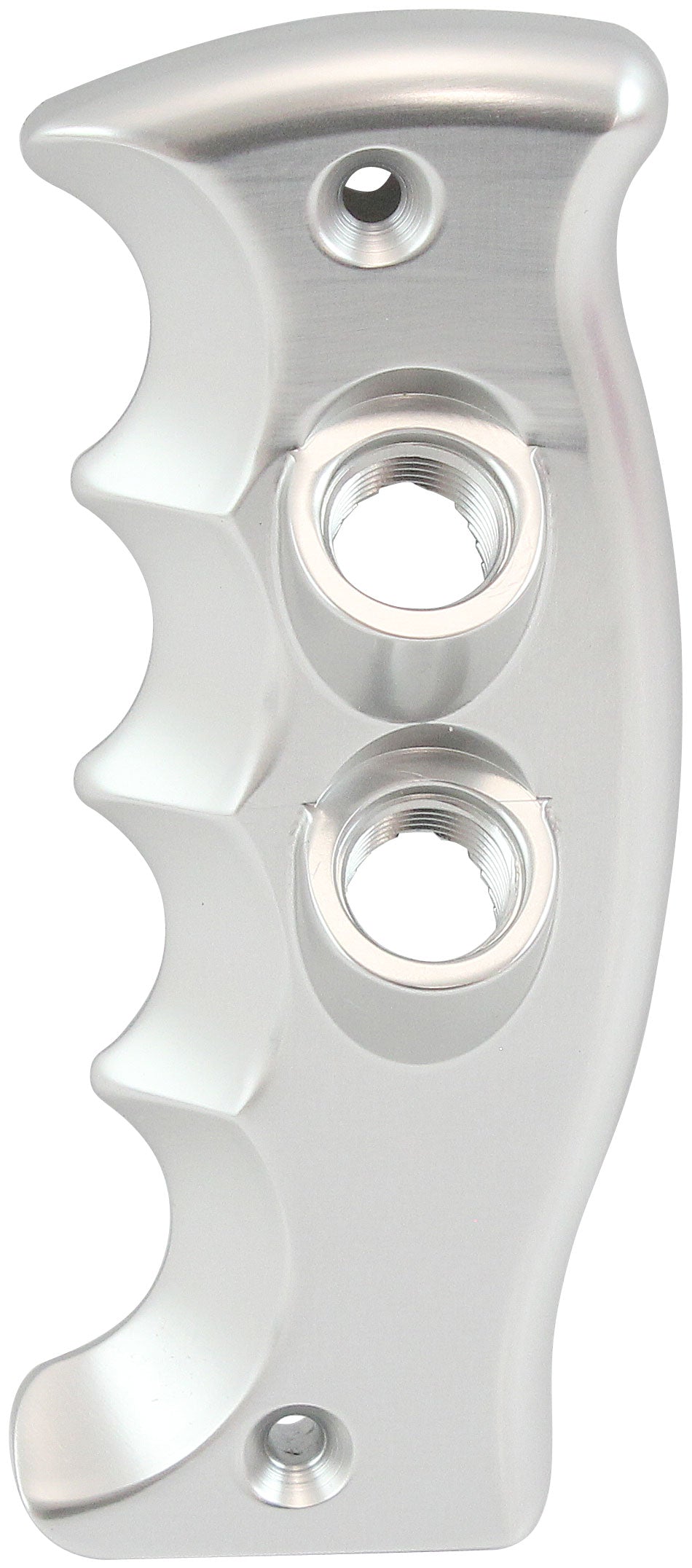 AF72-9927 - DUAL BUTTON PISTOL GRIP SIDE PLATE PASSENGER HANDLE SILVER