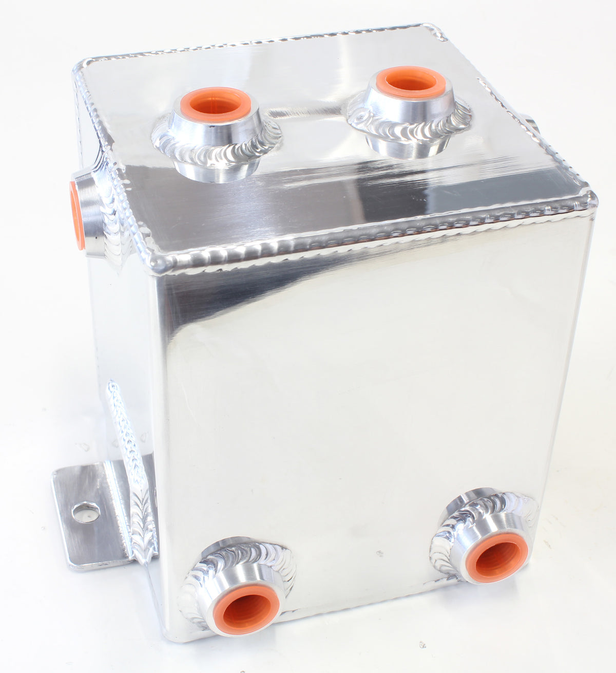 AF77-1011 - FABRIC ALLOY UNIV TANK 2L X 6 -8 ORB POLISHD WITH MOUNT TABS