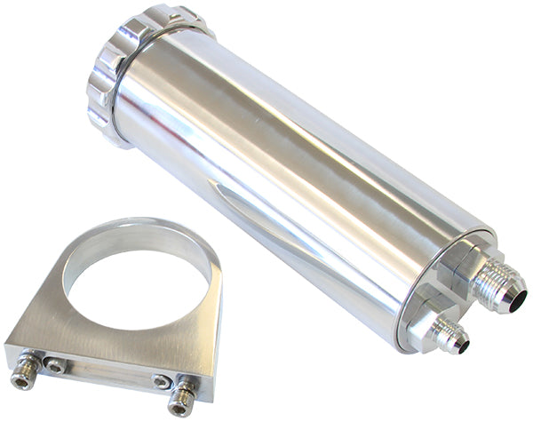 AF77-1027 - POLISHED BILLET POWER STEER TANK, BILLET BRACKETS -10,-6