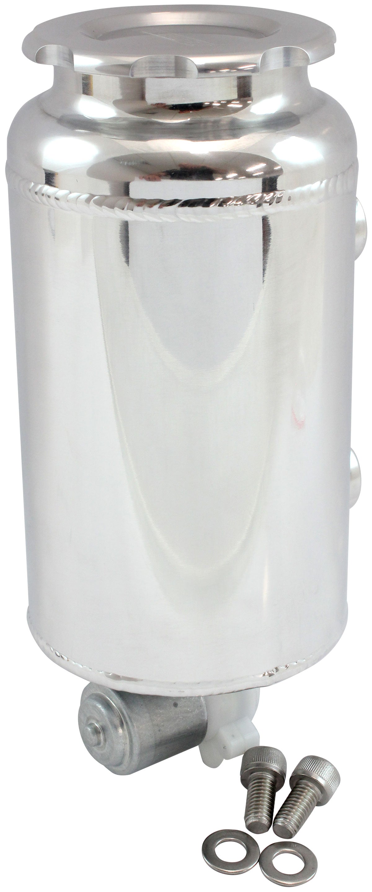 AF77-1047 - ROUND UNIVERSAL WASHER TANK POLISHED 163mm H x 88mm dia