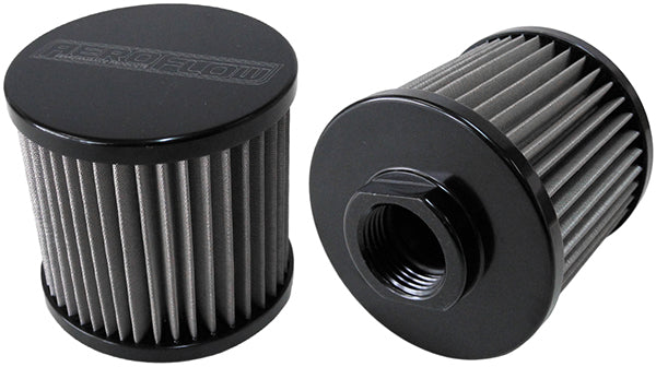 AF77-2001BLK - -12AN S/S BILLET BREATHER WITH FEMALE -12AN RE-USABLE