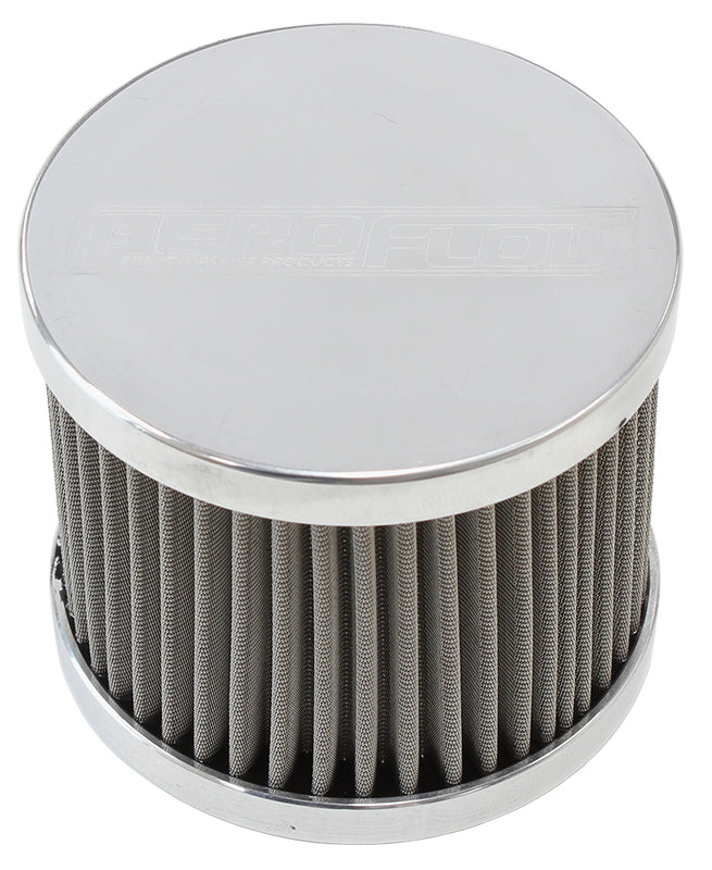 AF77-2002 - -8AN S/S BILLET BREATHER WITH FEMALE -8AN RE-USABLE