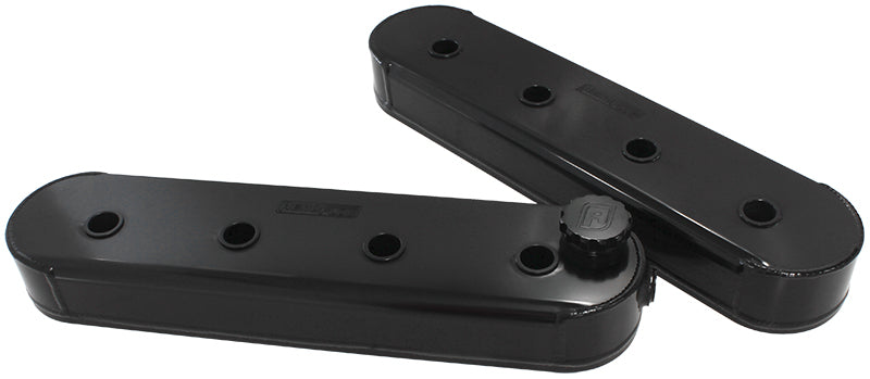 AF77-5003BLK - LS1 LS2 LS3 HOLDEN FABRICATED VALVE COVERS BLACK NO COILS