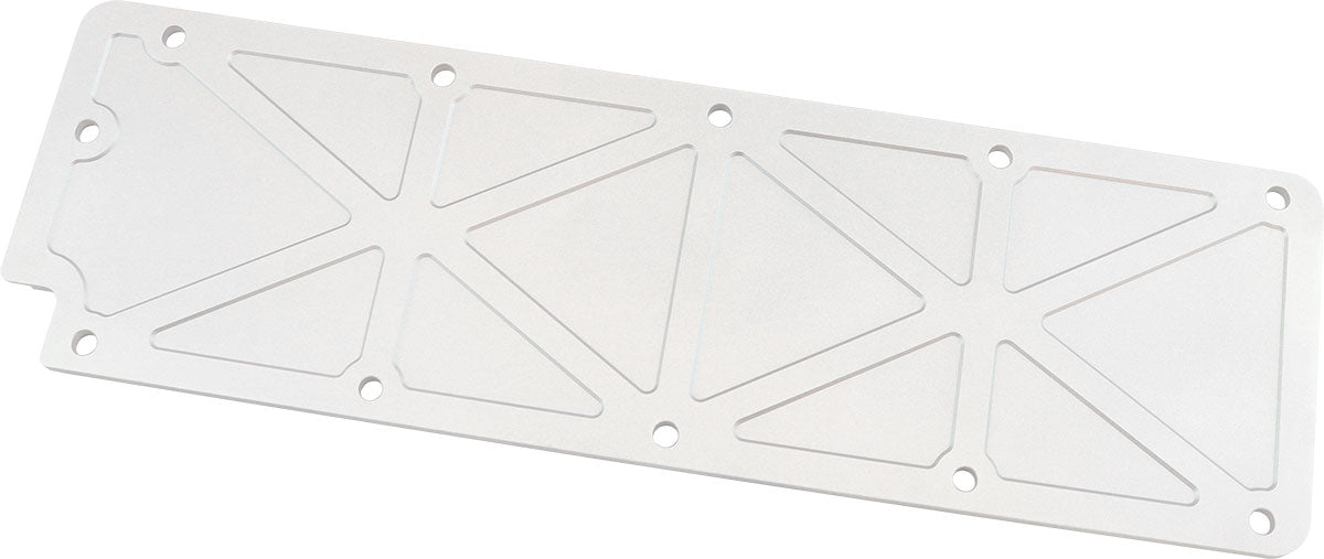 AF77-5027 - GM LS2 TRUSSED VALLEY PLATE COVER NATURAL CAST ALLOY LS3 LSX Aeroflow - AF 77-5027
