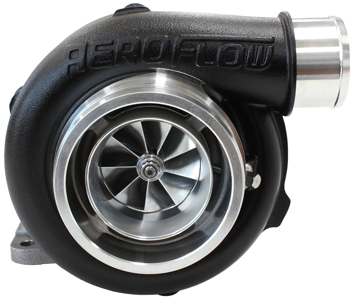 AF8005-3012BLK - BOOSTED 5862 1.06 T3 FLANGE V-BAND OUTLET GTX3576 BLACK