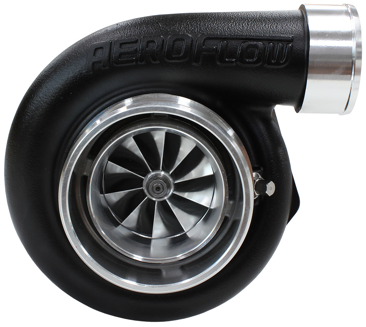 AF8005-3020BLK - BOOSTED 6662 .82 S/S DUAL V-BAND OUTLET GTX3582 BLACK