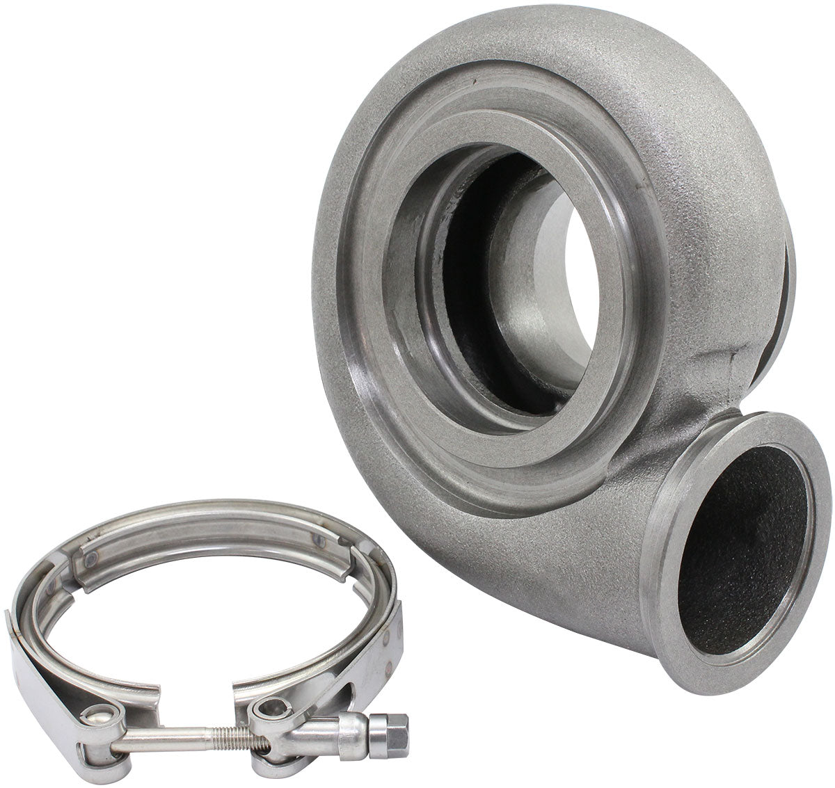 AF8050-1061 - BOOSTED V-BAND HOUSING 1.01 CAST IRON HOUSING B5455 B5855 G30 Aeroflow - AF 8050-1061