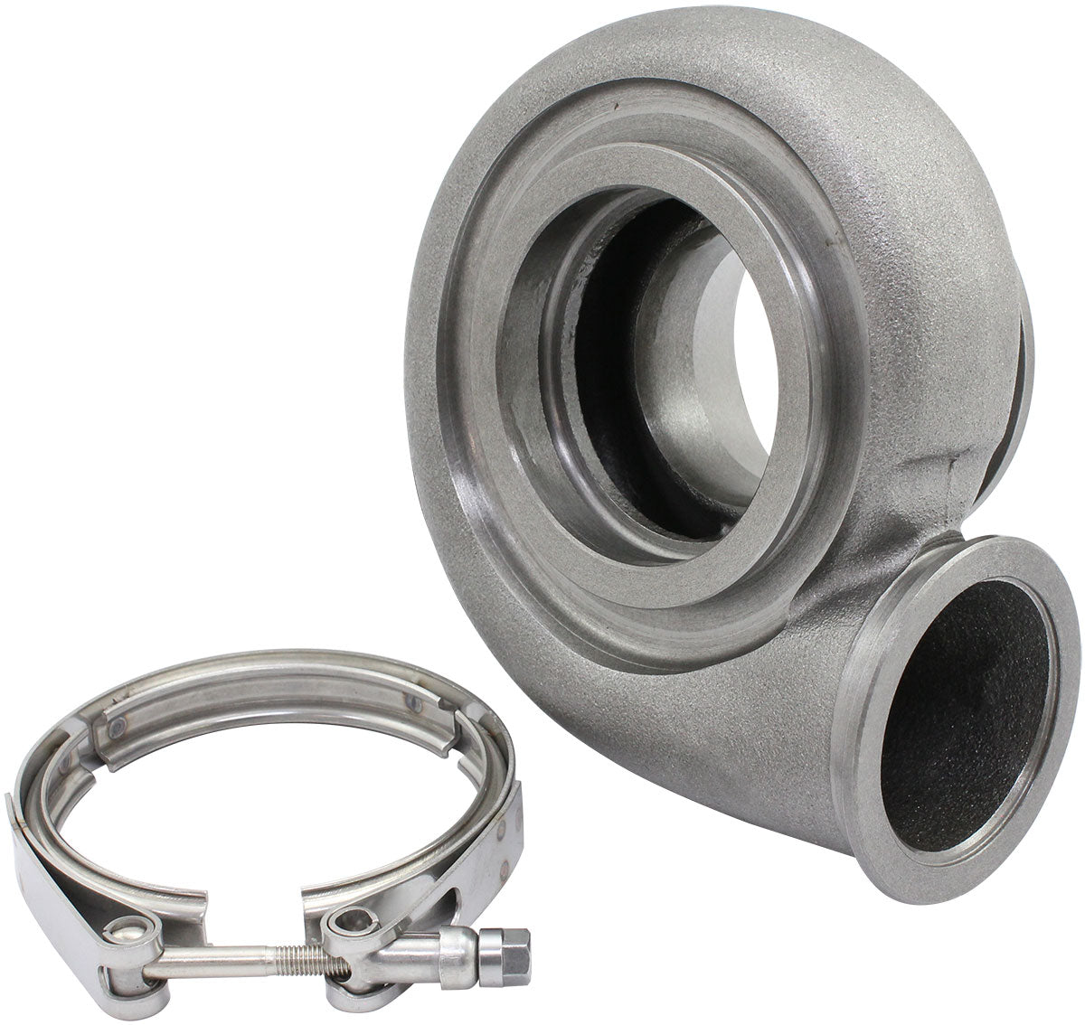 AF8050-1062 - BOOSTED V-BAND HOUSING 0.83 CAST IRON HOUSING B5455 B5855 G30 Aeroflow - AF 8050-1062
