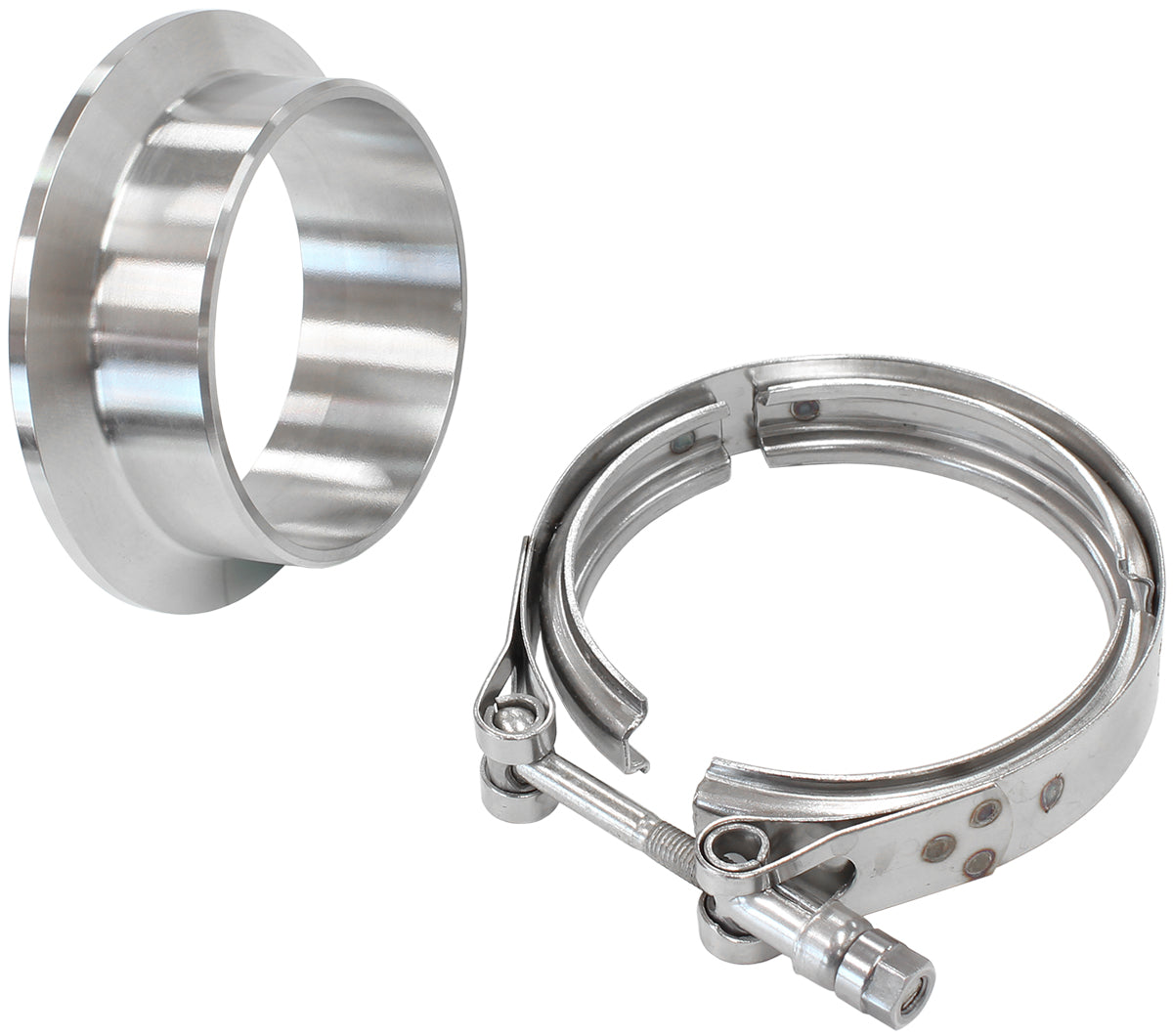 AF8080-1021 - 3.79" O.D SS BOOSTED VBAND KITSUITS 7675 8077 V BAND T/I