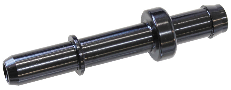 AF810-06BLK - 3/8" MALE TUBE TO 10MM / 3/8" Barb BLACK ADAPTER