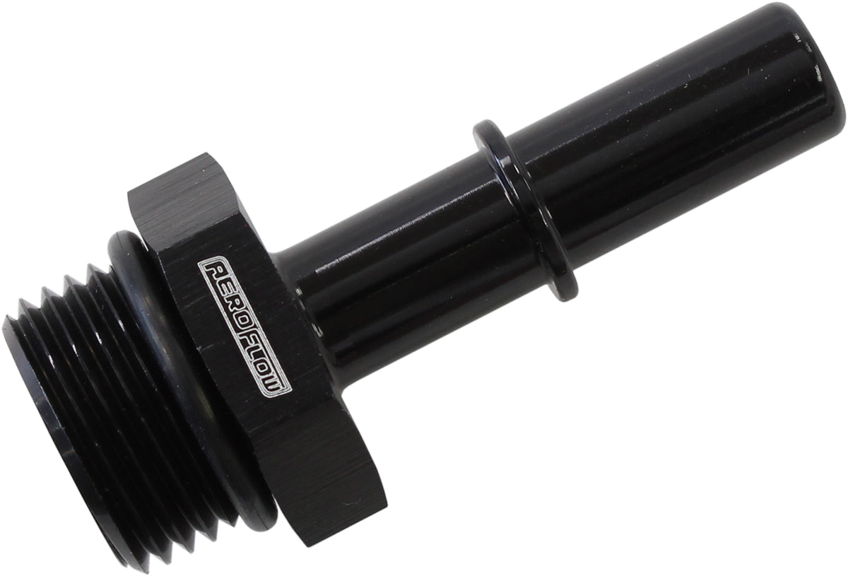 AF811-10-05BLK - 5/16" PUSH ON EFI TO -10ORB BLACK QUICK CONNECT EFI