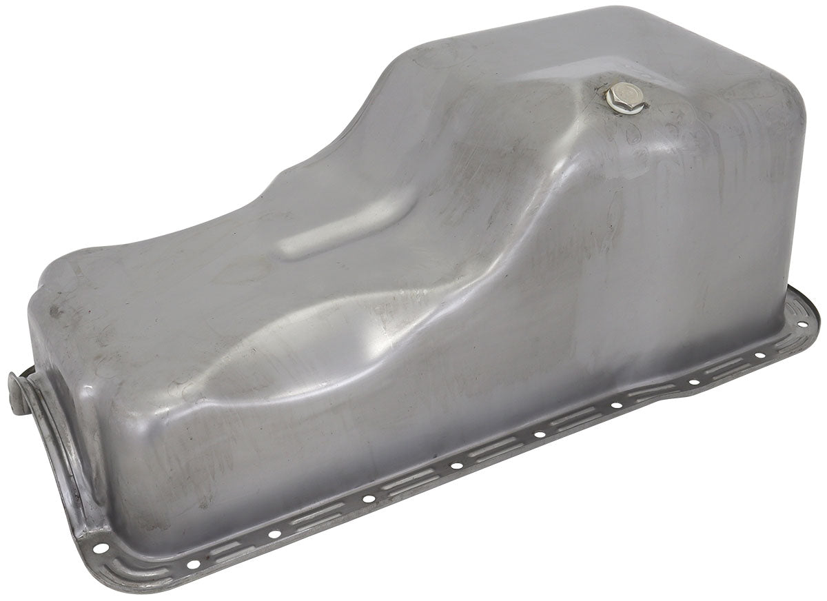 AF82-9532 - STOCK FORD 351W V8 OIL PAN RAW STEEL OIL PAN SBF 351W
