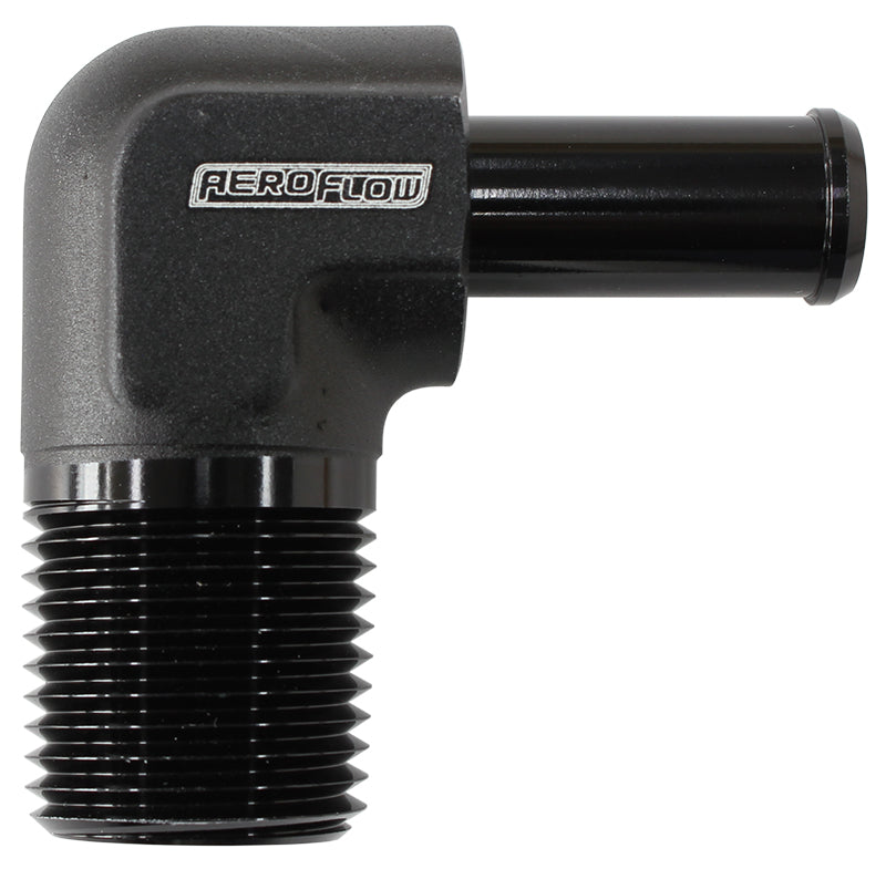 AF842-08-08ANBLK - 90 DEG 1/2" NPT TO -8 100/450 SERIES BRAIDED HOSE AN SIZE