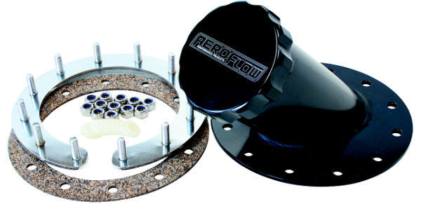 AF85-3000BLK - 45 DEG 2-1/2" x 5" REMOTE FUELCELL FILLER NECK