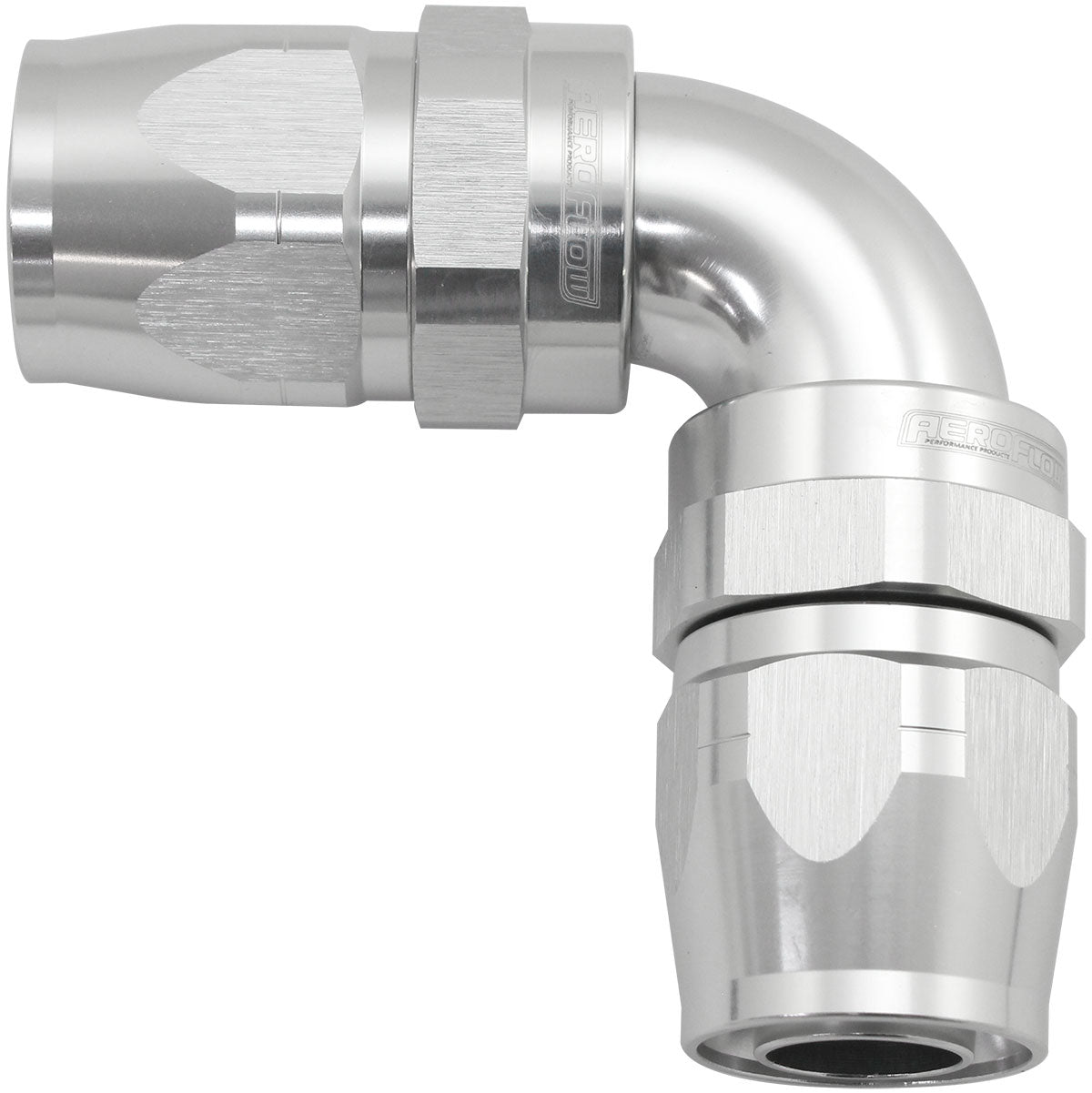 AF853-12-12S - 90 DEG -12AN TO -12AN CUTTER FULL FLOW DOUBLE HOSE ENDS