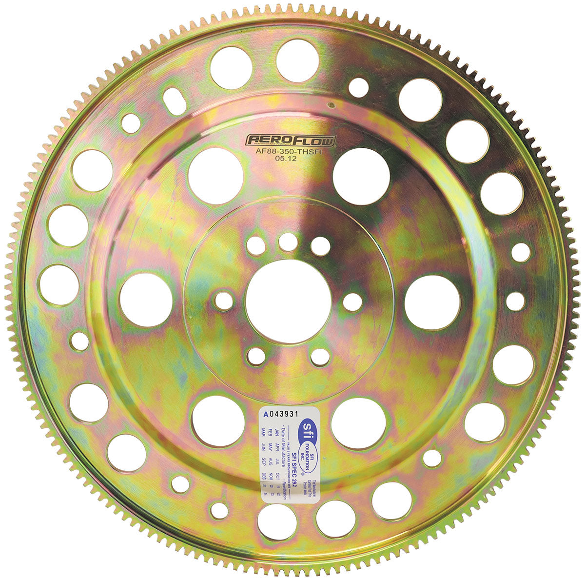 AF88-350-THSFI - GM LS 168 Tooth Internal Balance Conversion Billet Flexplate - SFI Approved