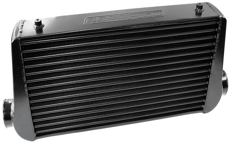 AF90-1001BLK - 450x300x76mm Street Series Aluminium Intercooler, Black Finish