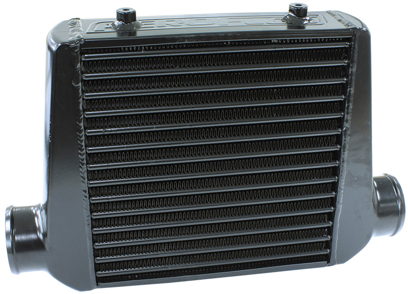 AF90-1002BLK - 280x300x76mm Street Series Aluminium Intercooler, Black Finish