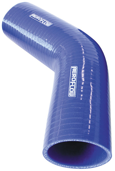 AF9002-400 - Silicone Hose 45 Deg; Blue I.D4.00" 102mm, Wall 5.3mm, 145mm Leg 9002-400