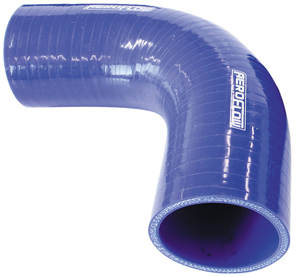 AF9003-175 - Silicone Hose 90 Deg; Blue I.D1.75" 45mm, Wall 4.5mm, 150mm Leg 9003-175