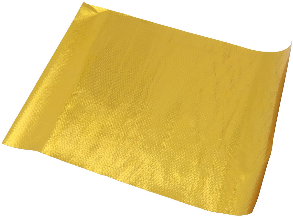 AF91-4010 - GOLD HEAT BARRIER 12" x 12" SHEET ADHESIVE BACKED