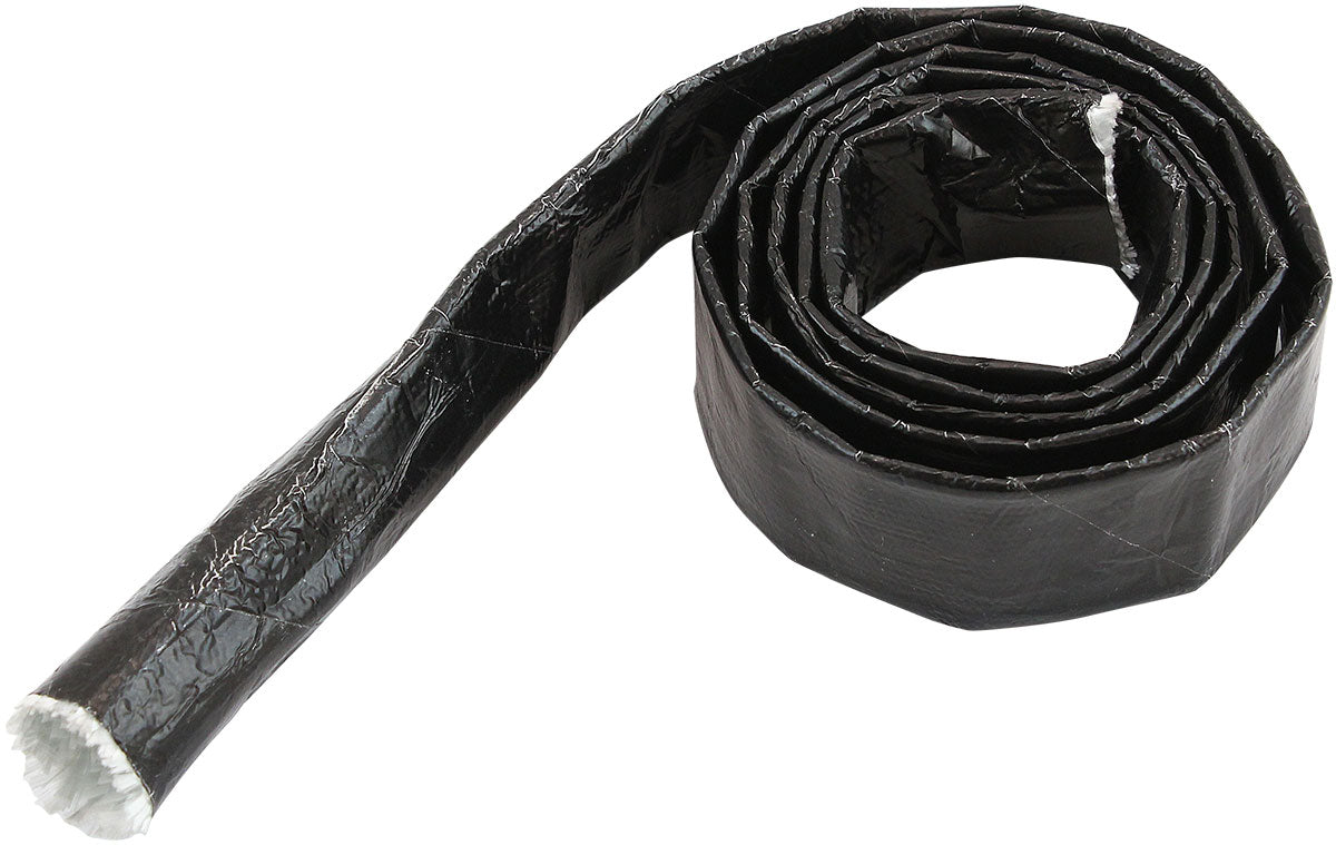 AF91-5010BLK - ALUMINISED HEAT SLEEVE 1/4-1/2BLACK FINISH 3.7 meter / 12ft