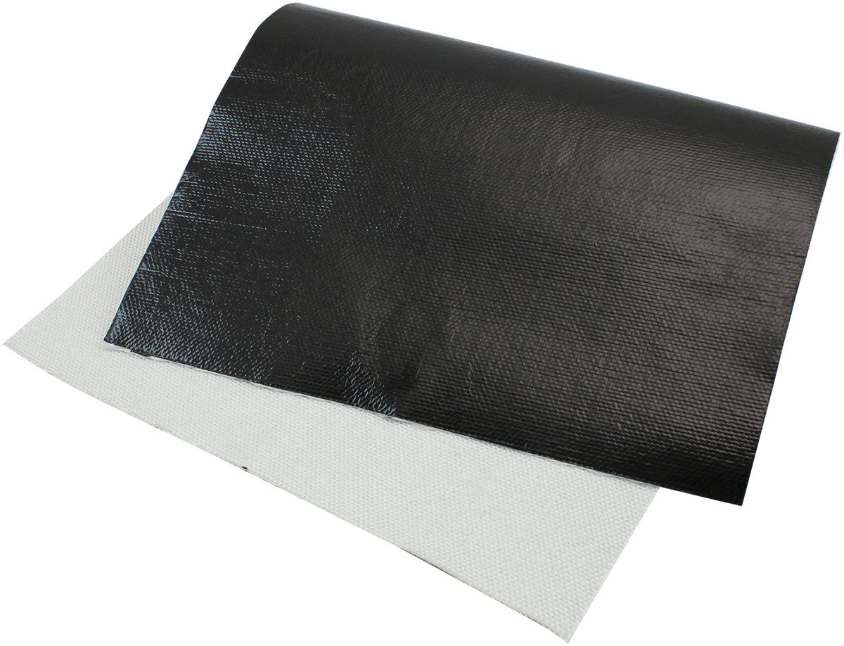 AF91-6001BLK - 40" X 12" ALUMINISED HEAT BARRIER BLACK FINISH