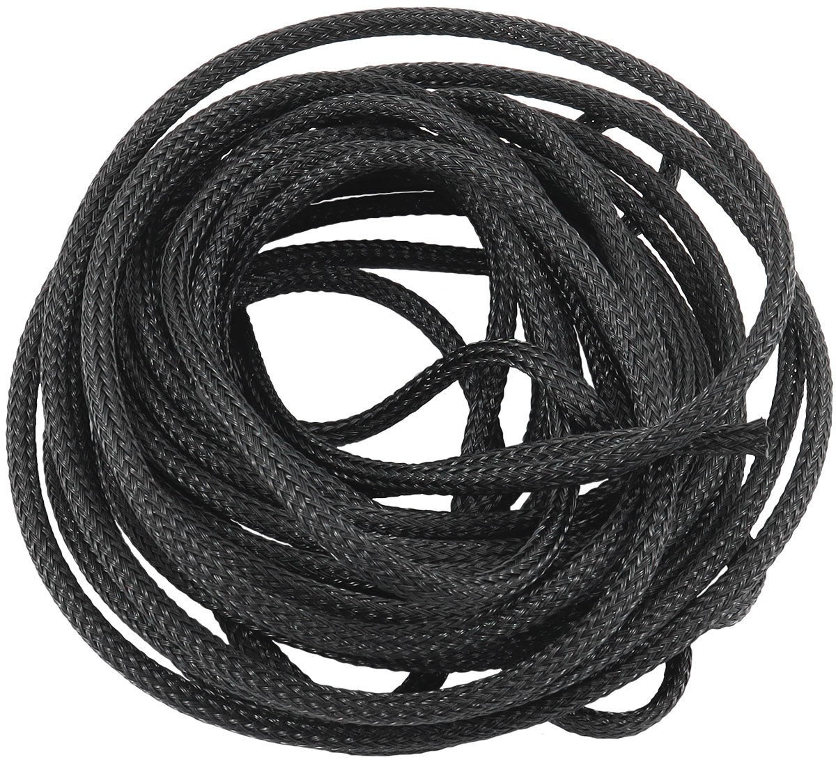 AF91-7549 - 1/8" 7.6 METER HEAT FLEX BRAIDBLACK TIGHT WEAVE HIGH COVERAG