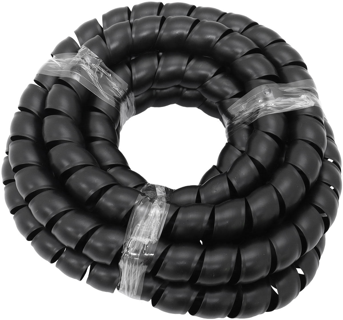AF91-9809 - 23.9mm I.D SPIRAL WRAP COVER BRAIDED HOSE WIRE 1 METER BLACK Aeroflow - AF 91-9809