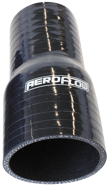 AF9201-350-250 - Silicone Hose Reducer Str Black I.D 3.50-2.50" 90-63mm, 5.3mm, 127mm L AF 9201-350-250