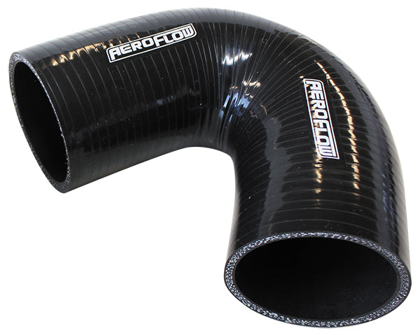 AF9205-400 - Silicone Hose 135 Deg; Black I.D 4.00" 102mm, Wall 5.3mm, 100mm Leg AF 9205-400