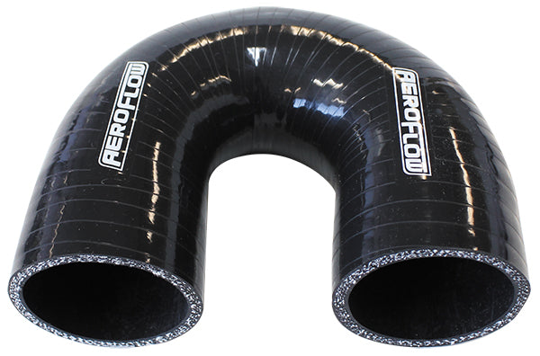 AF9206-275 - Silicone Hose 180 Deg; Black I.D 2.75" 70mm, Wall 5.3m, 100mm Leg AF 9206-275