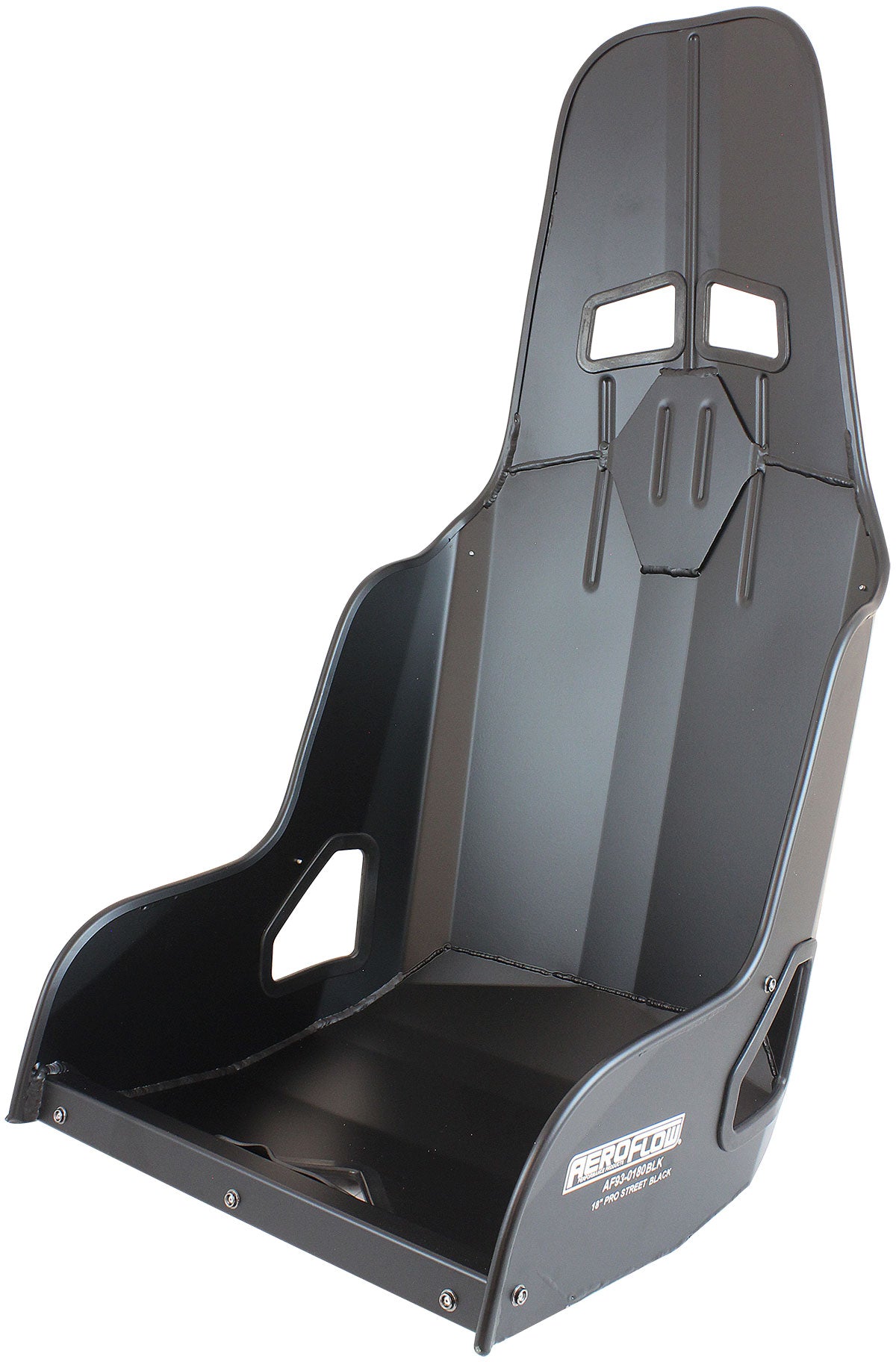 AF93-0180BLK - PRO STREET ALUMINIUM RACE SEAT18" HIP WIDTH BLACK FINISH