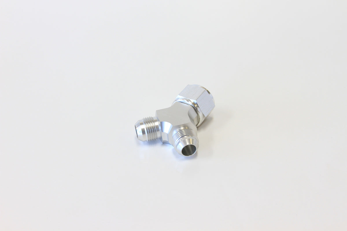AF931-10-08S - Y PIECE -10 SWIVEL NUT 2X -8ANSILVER