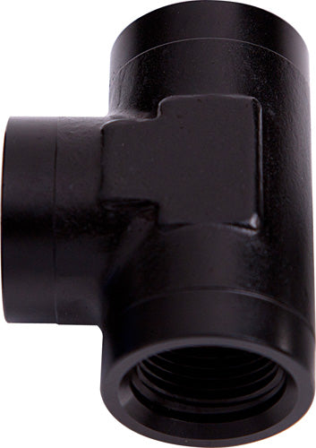 AF938-03BLK - FEMALE TEE -3 ORB BLACK 3X -3 ORB PORTS