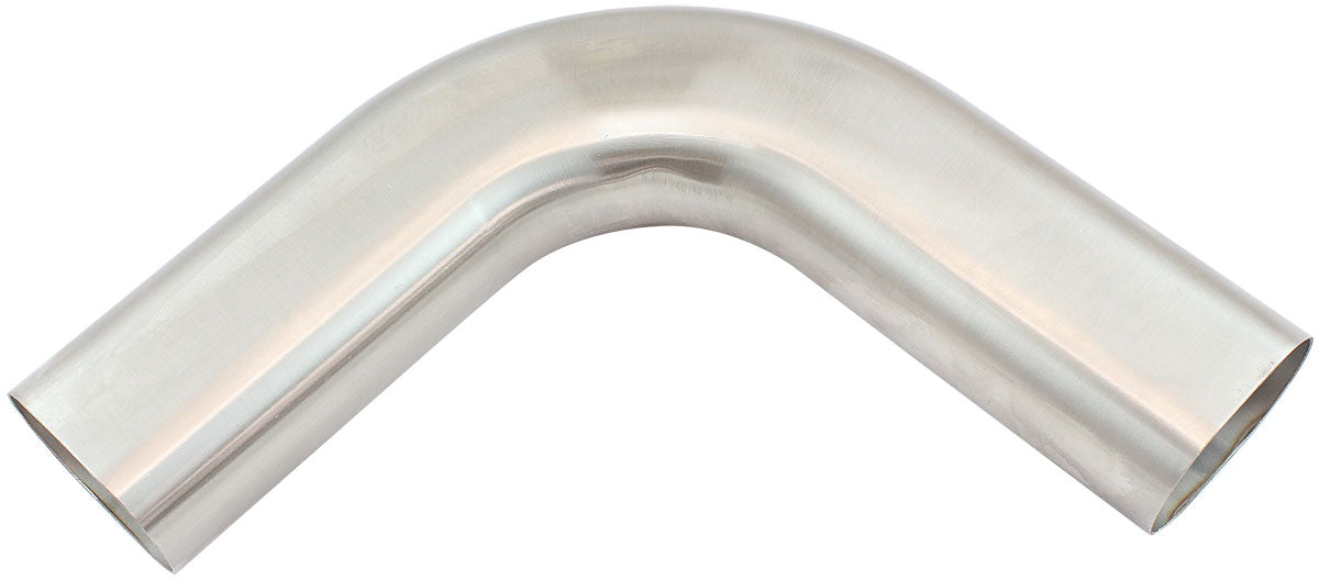 AF9403-3500 - 3-1/2" 90 DEGREE OVAL EXHAUST PIPE 304 S/STEEL 150mm LEG