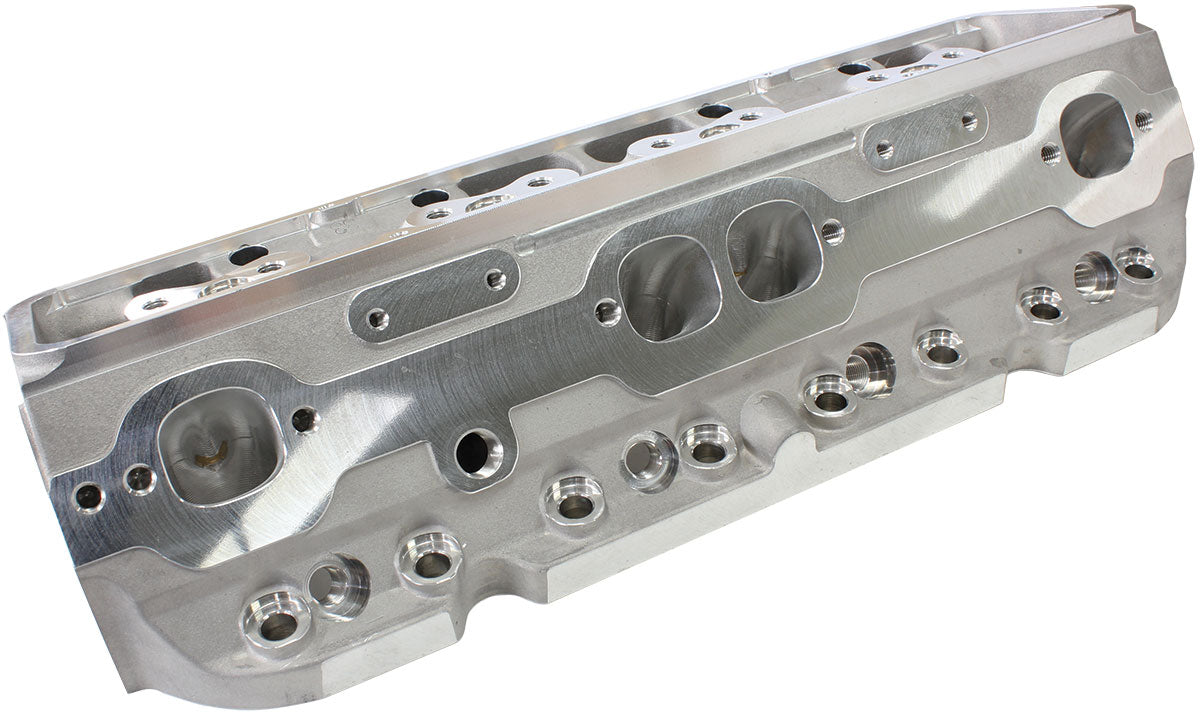 AF95-0401 - SBC 213cc CNC ALLOY HEADS BARE68cc, 2.08"/1.60" VALVES, PAIR