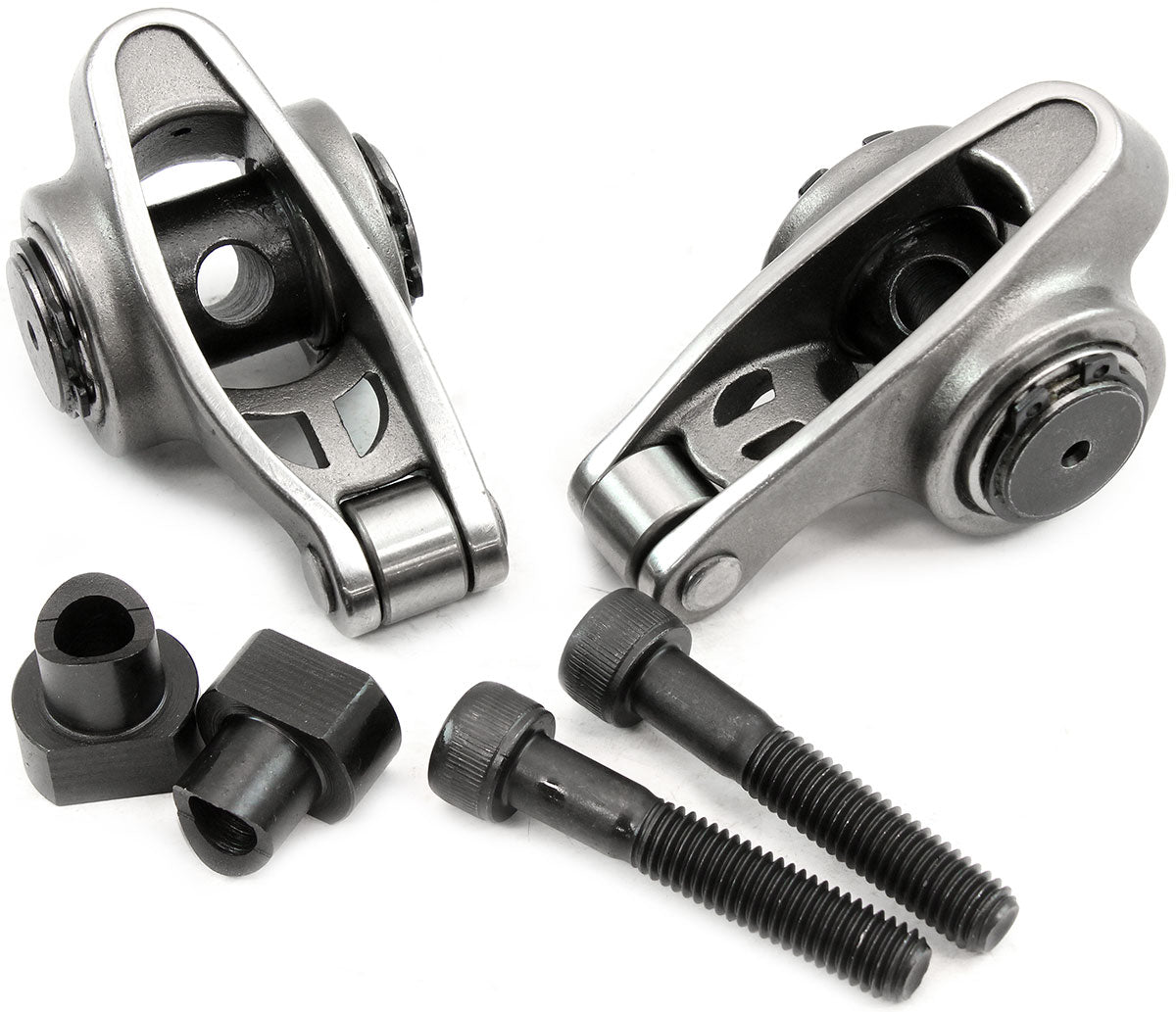 AF95-1236-2 - GM LS3 S/S ROCKER ARM M8 STUD 1.7 RATIO RECTANGLE ROLLER LS2STAINLESS Aeroflow 95-1236-2